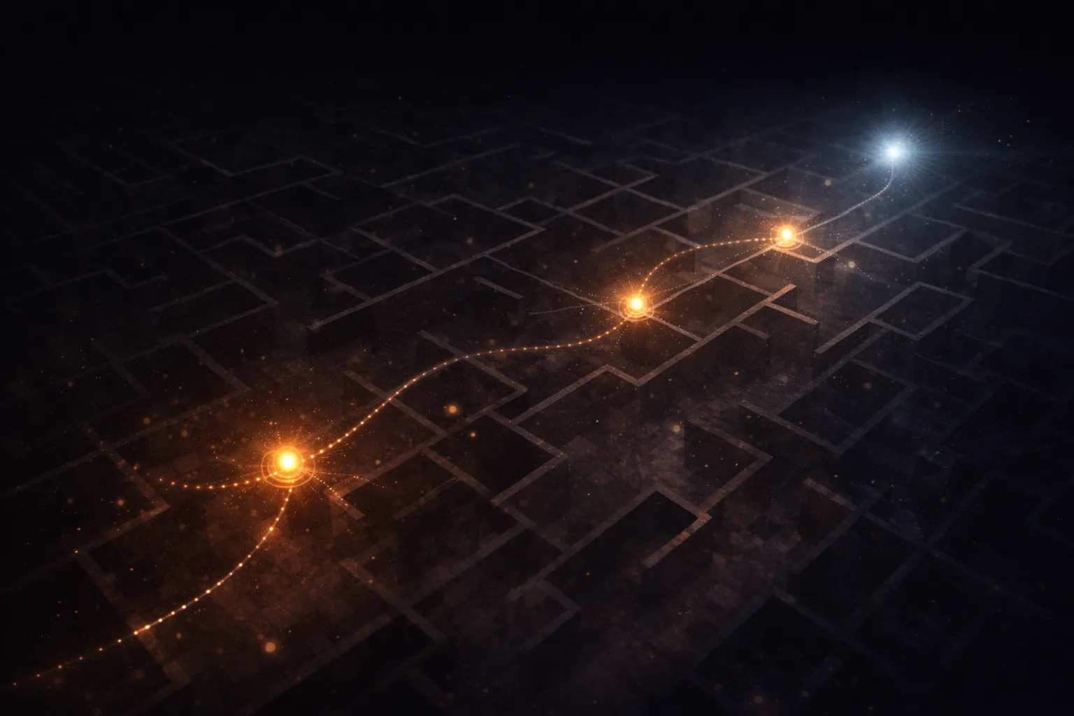 the blind walk model